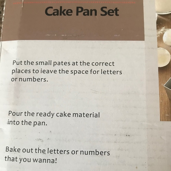 Letter Cake Pan Set for Baking - Picture 4 of 5